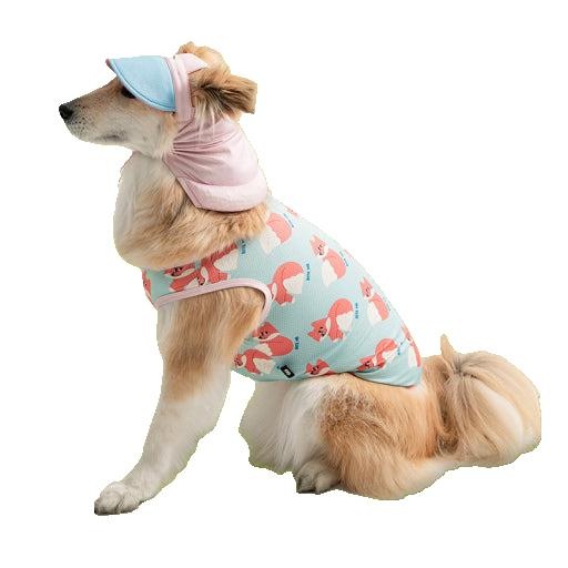 子犬 夏服 Tシャツ クールTシャツ 室内服 袖なし ベスト クーリングTシャツクール