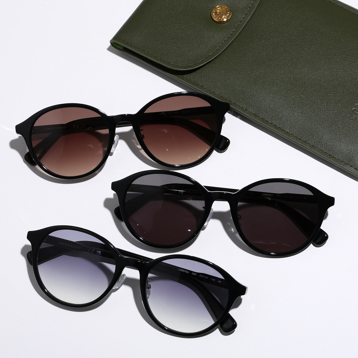 Longchamp ロンシャン サングラス LO651SJ レディース ボストン型 セルフレーム フルリム クリングスタイプ ロゴ アイウェア カラー3色 10,994円