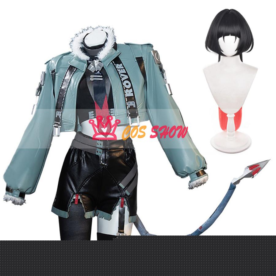 新品販売!ゼンレスゾーンゼロ ジェーン・ドゥ コスプレ衣装 尻尾付き ウィッグ能 cosplay 仮装 イベント ステージ服 舞台 ハロウィン クリスマス