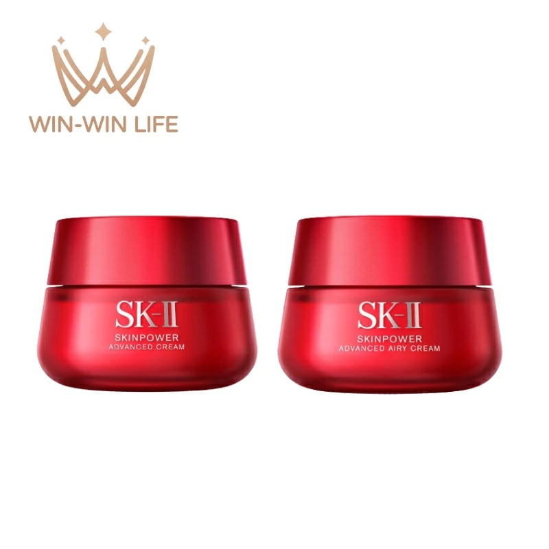 【2023年11月か2024年2月製造品】スキンパワー アドバンスト クリーム エアリークリーム 2種 50g 美容クリーム 乳液状美容クリーム エルマジョン フェイスクリーム