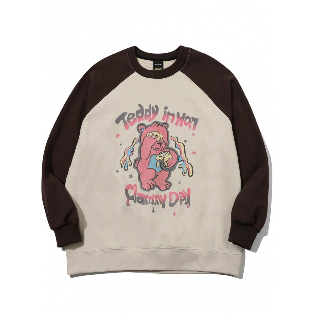 CPGN Honey Teddy レグランスウェットシャツベージュブラウン