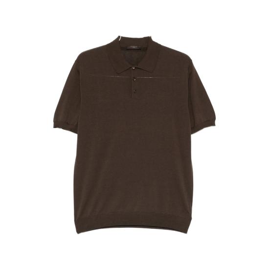 ZANONE Men Polo Shirts 810362 ZQ307 Z1795 BROWN