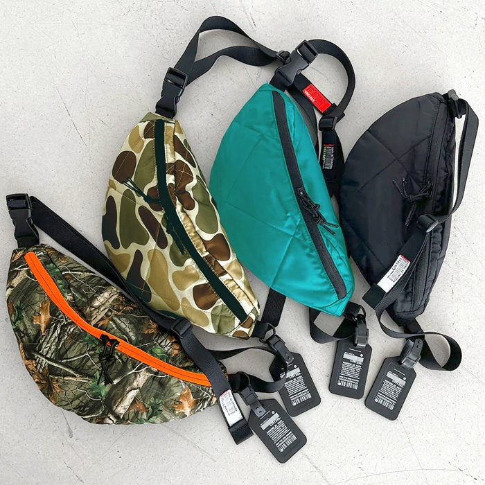 WEEKENDER キルテッド ファニーパック ウエストポーチ ボディバッグ ショルダーバッグ レディース メンズ おしゃれ かっこいい ナイロン キルト 軽量 黒 斜めがけ 旅行 フェス アウトドア 5,395円