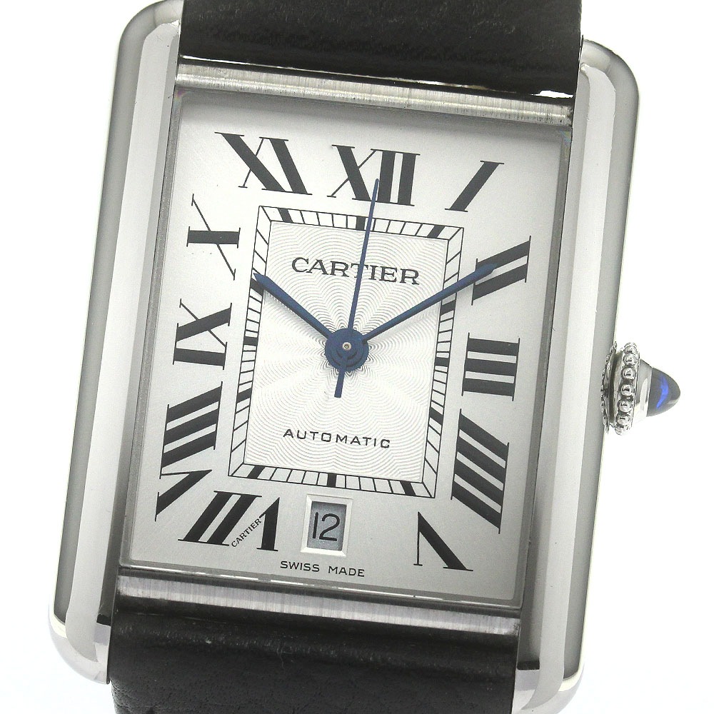 カルティエ CARTIER WSTA0040 タンクマスト XL デイト 自動巻き メンズ _866149【中古】