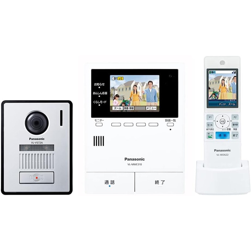 パナソニック Panasonic どこでもドアホン テレビドアホン ワイヤレスモニター子機 VL-SWE310KFA