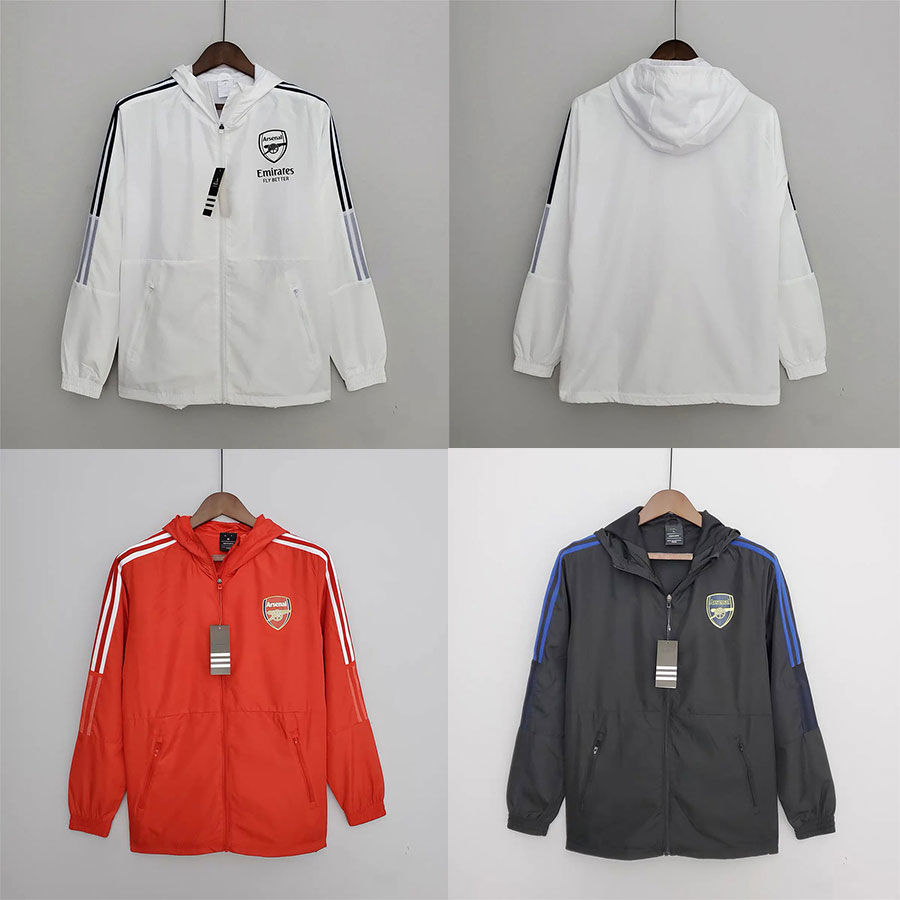 2223 アーセナル トレーニングウェア 衣装 ジャージ メンズ 長袖 ジャケット ウインドブレーカー サッカーウェア 秋冬 スポーツウェア