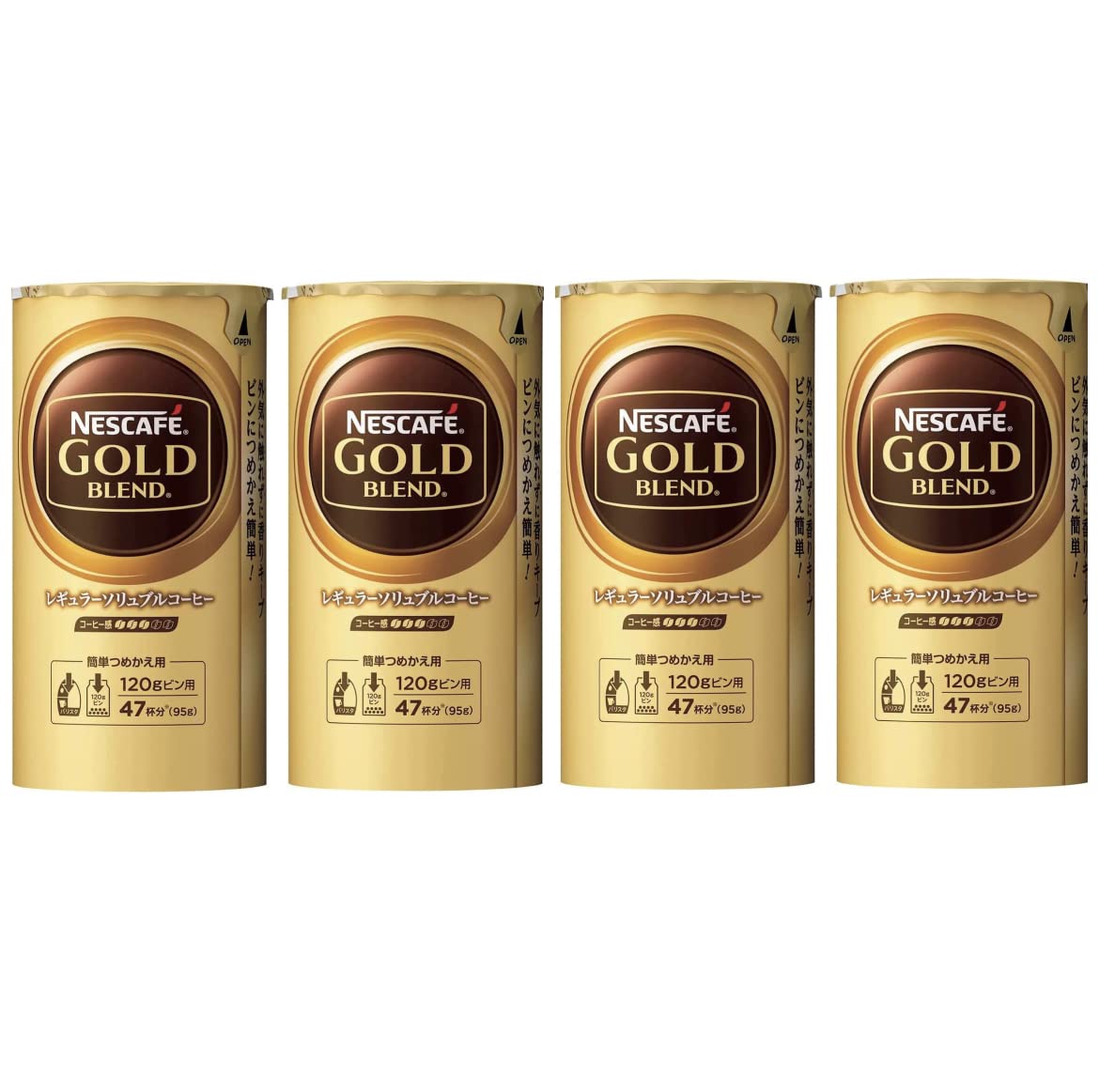 ネスカフェ ゴールドブレンド エコ&システムパック 105g×4本パック