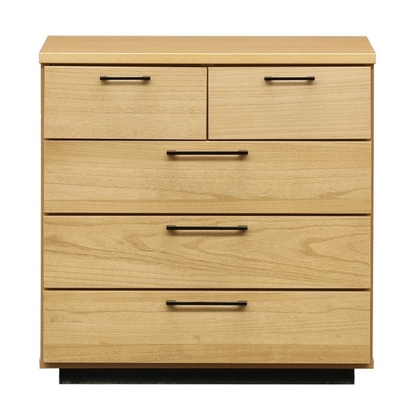 日本製 天然木 チェスト ４段 オイル塗装仕上げ 80cm幅 ナチュラル 完成品 タンス 衣類収納 引出し収納 19,171円