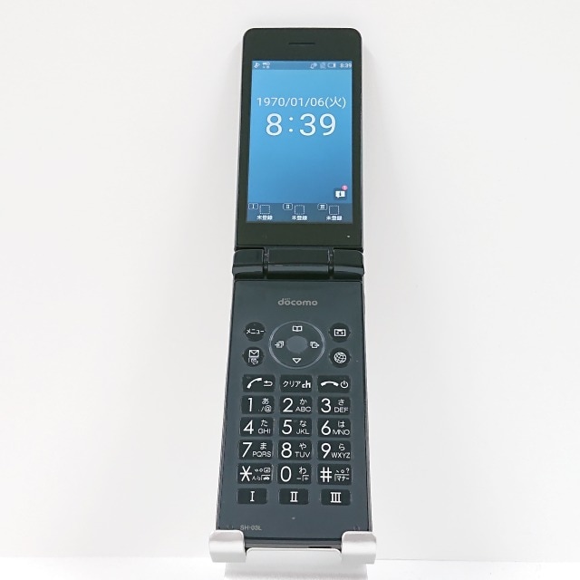 AQUOSカメラレスケータイ  SH-03L ドコモ ブラック 送料無料 本体 c08459 【中古】 5,160円