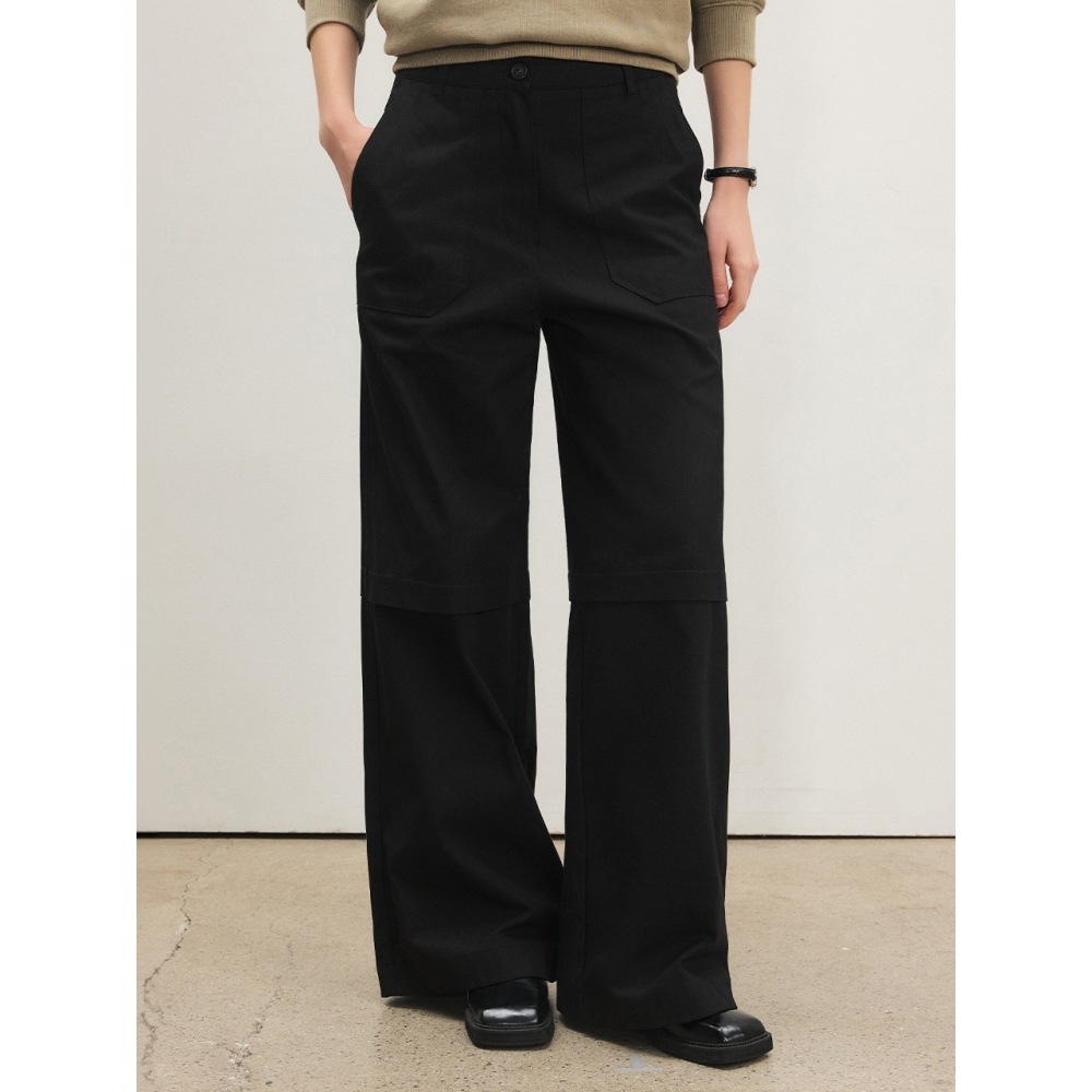 シティブリーズコットンパッティングパンツブラック