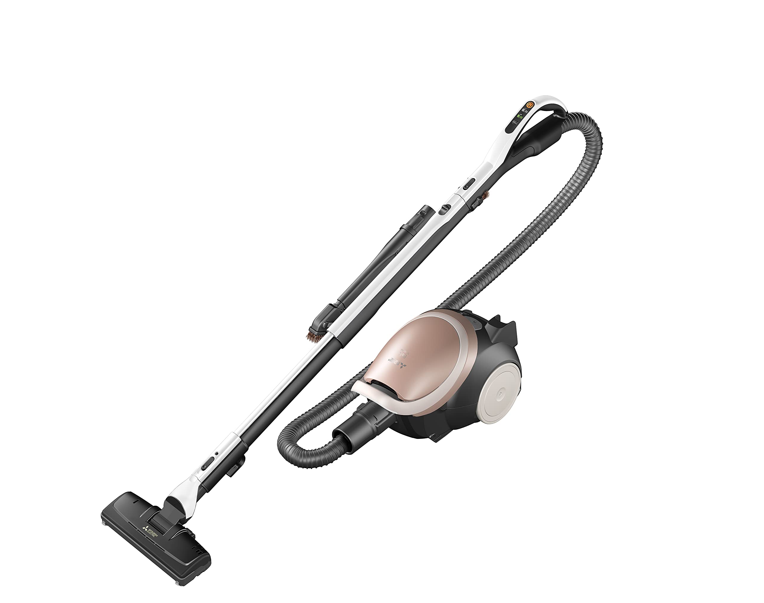 三菱電機 紙パック掃除機 Be-K (ビケイ) 小型 日本製 軽量2.1kg 自走式パワーブラシ セピアゴールド TC-GM1J-N