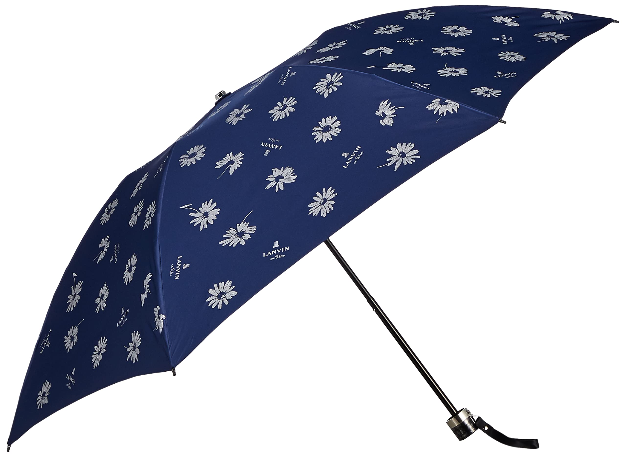 [ランバン オン ブルー] MOONBAT(ムーンバット) LANVIN en Bleu(ランバンオンブルー) グリッタープリント 花柄 折りたたみ傘 雨傘 クイックアーチ レディース ギフト プレゼ