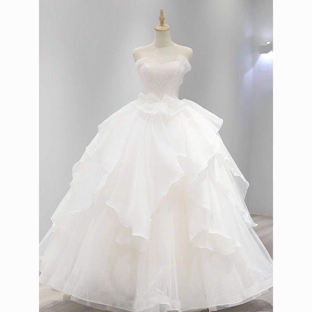 【2枚購入で 3oo円OFF！】ブレスメインウェディングドレス 2025 花嫁プリンセススタイルスーパーリトルライトウェディングドレス