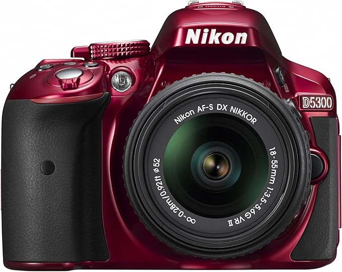 デジタル一眼レフカメラ D5300 18-55mm VR II レンズキット レッド 2400万画素 3.2型液晶 D5300LK18-55VR2RD