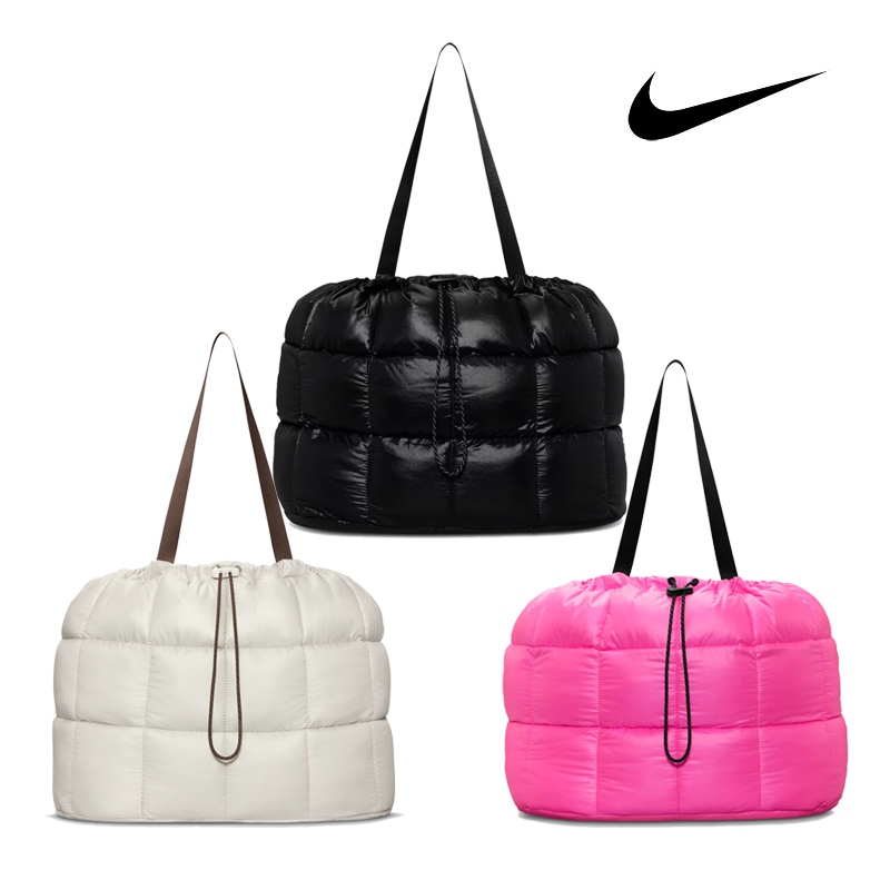 HQ0220 SPORTSWEAR PUFFLE TOTE 2.0 28L 大容量 軽量 多収納 キルティング デイリー 通勤 通学 自立 便利 コーデ提案 パーカー ニット 撥水 耐久性 収納 整理