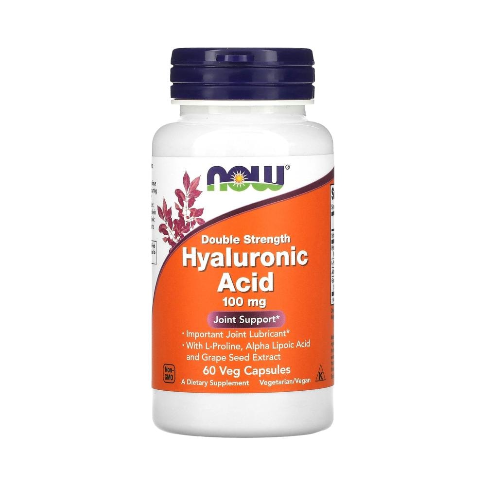 NOW Foods ヒアルロン酸 2倍強度 100mg 植物性カプセル60粒