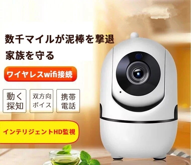 防犯カメラ カメラ ペット キッズ 5億ピクセル 360監視 自動追跡895138