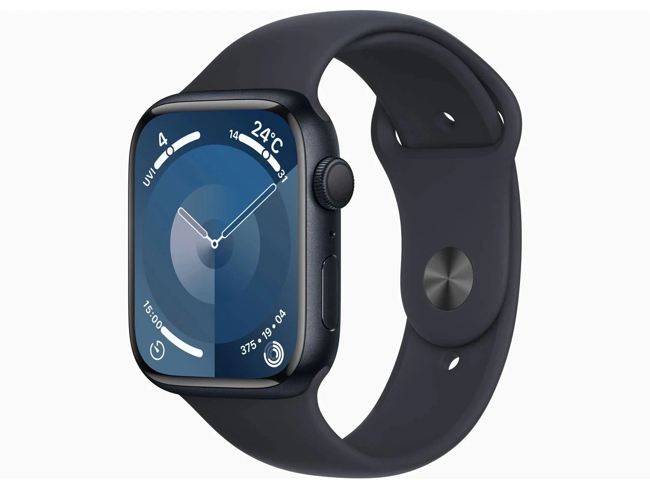 Apple Watch Series 9 GPSモデル 45mm MR9A3J/A [ミッドナイトスポーツバンド M/L]