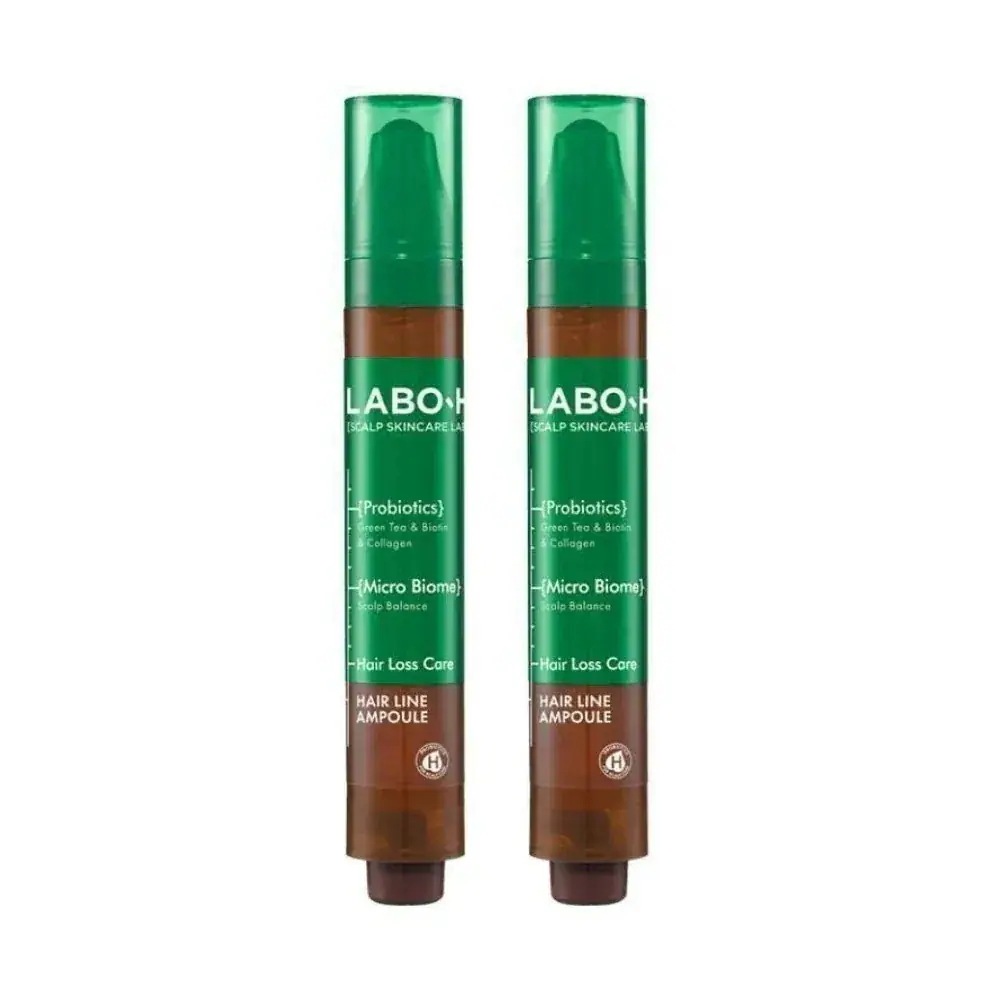 【LABO-H】 クリニックヘアラインアンプル, 15ml, 2個 頭皮強化 / 抜け毛対策 / 脱毛症状緩和
