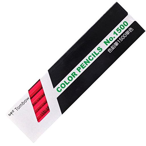 トンボ鉛筆 色鉛筆 1500単色 うす紅色 1ダース 1500 27
