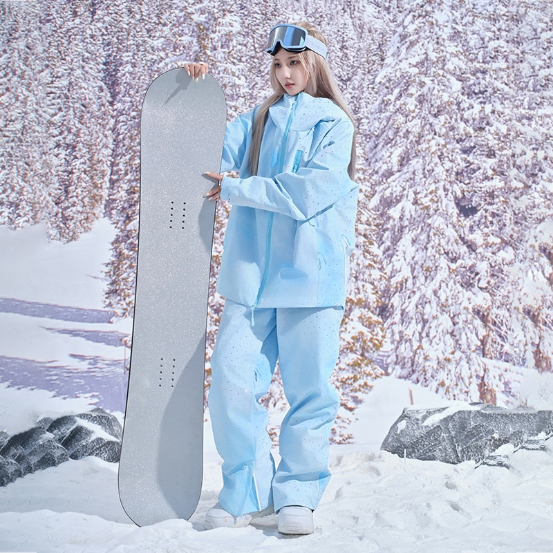 スノーボードウェア 2024 2025 上下セット レディース メンズ 防水20000mm スキーウェア スノボウェア ジャケット アウター パーカー ロングパンツ 男女兼用 防水 防寒