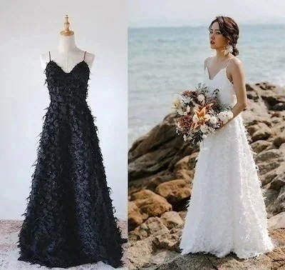 二次会 前撮り 白ワンピース ドレスウェディングドレス スレンダー ホワイト 白 花嫁 花嫁ドレス エンパイアドレス 披露宴 フォトウエディング ロングドレス フェザーモチーフ 大人 大きいサイズ