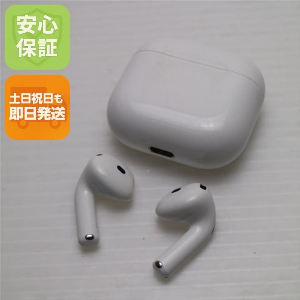 良品中古 AirPods 4(アクティブノイズキャンセリング非搭載) イヤホン APPLE 即日発送 土日祝発送OK 85