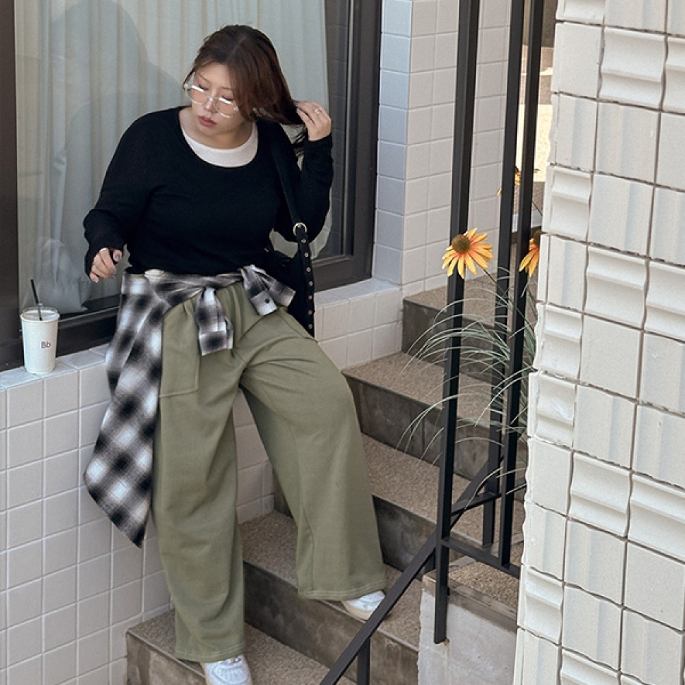 (JSTYLEのイーブレット) イーブレットポケットステッチズリバンディングパンツ Jスタイル