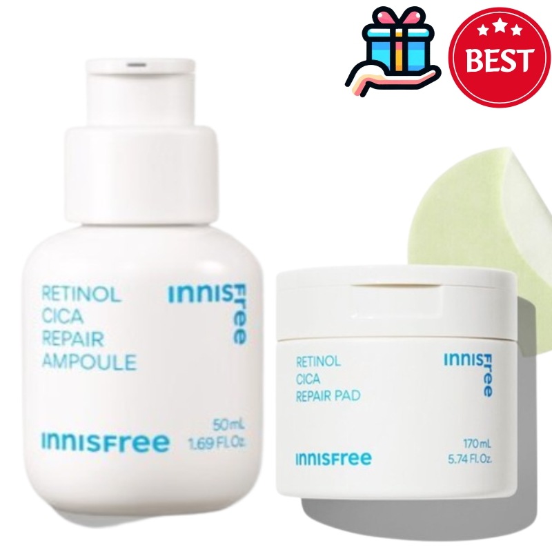 [シミ消し大容量 企画セット] レチノール シカ リペアパッド 60枚 + アンプル 50mL」大容量 オリーブヤング人気毛穴 毛穴 黒ずみ ニキビ跡 色素沈着 しみ シミ取り