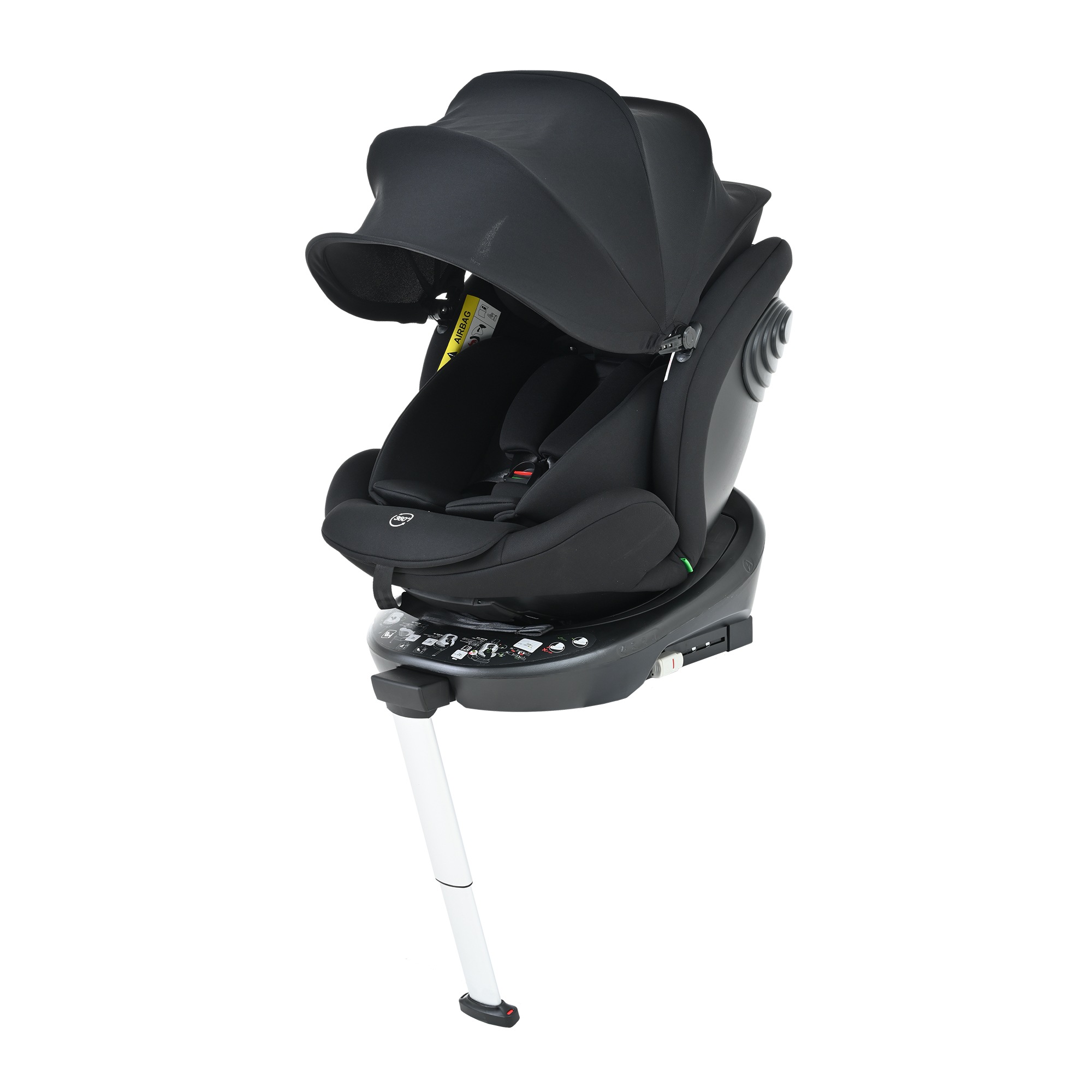 【国内発送】605【サポートレッグ】新安全基準R129適合 チャイルドシート ISOFIX 360度回転 0-12歳頃 40～150cm 超広いサンシェード ジュニアシート 長く使える 洗える 取付簡