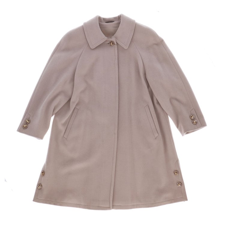 訳あり イタリアブランド ウール カシミヤ混 コート ベージュ 送料無料 レディース ギフト プレゼント