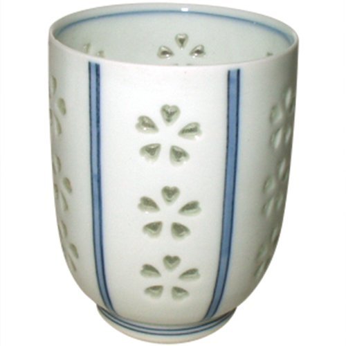 ランチャン(Ranchant) 2個セット 湯呑み(大) マルチ 1802-338291/Φ6.7x8.8cm 水晶撫子 有田焼 日本製