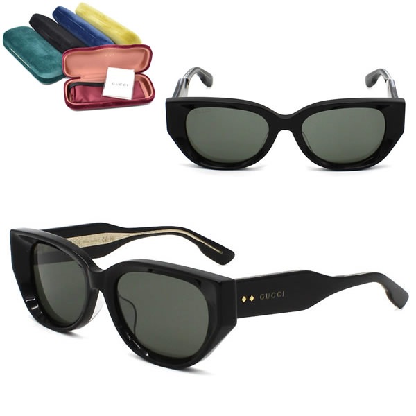 サングラス GG1532SA-001 サングラス EYEWEAR ブラック グレー アジアンフィット メンズ レディース ユニセックス