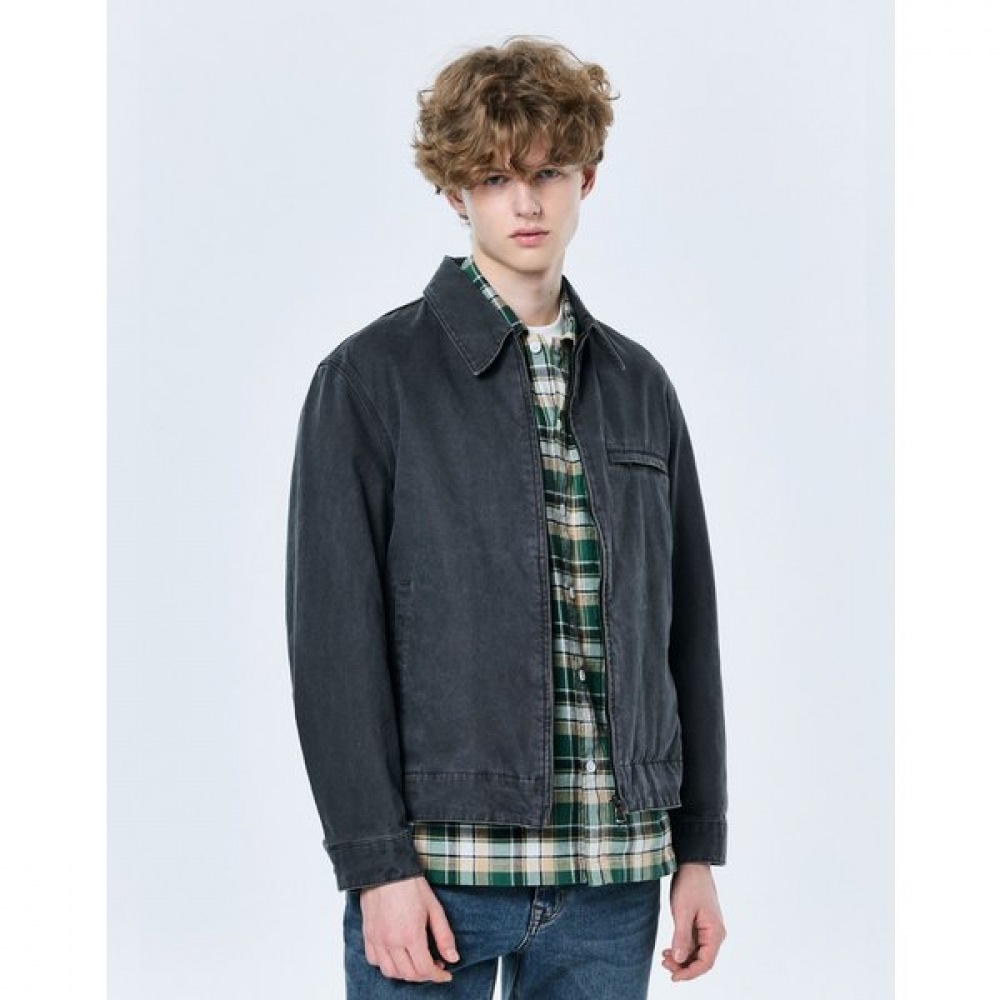 [25SS] [クラシック] チャコールガーメントウォッシングワークジャケット HZJU5A207CG
