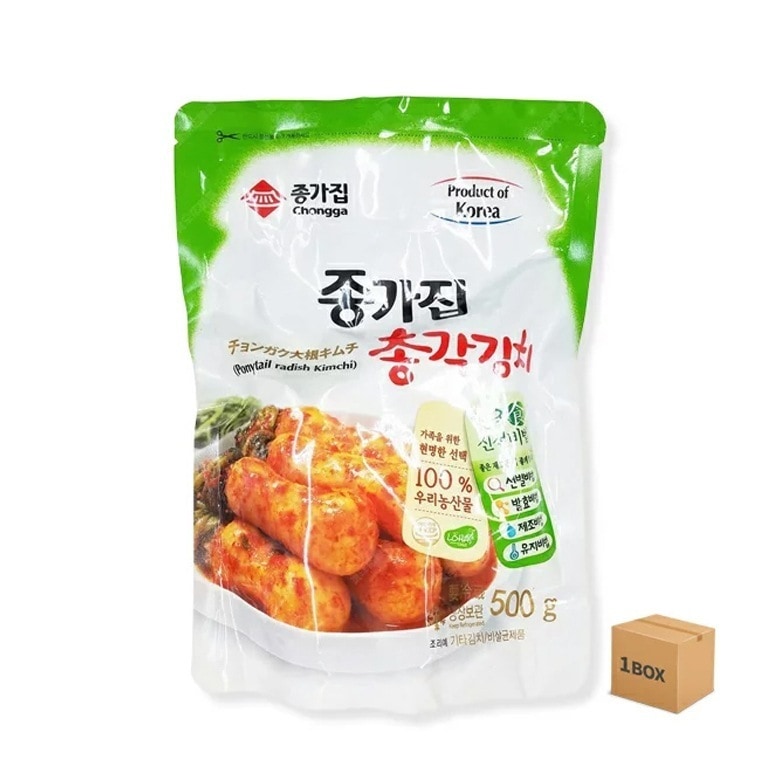 チョンガクキムチ 500g 10袋 1ケース 大根キムチ 宗家 チョンガキムチ