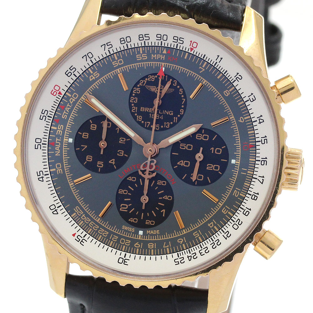 ブライトリング BREITLING R335F50WBA ナビタイマー ストラトス 日本限定50本 自動巻き メンズ 箱・保証書付き_868745【中古】