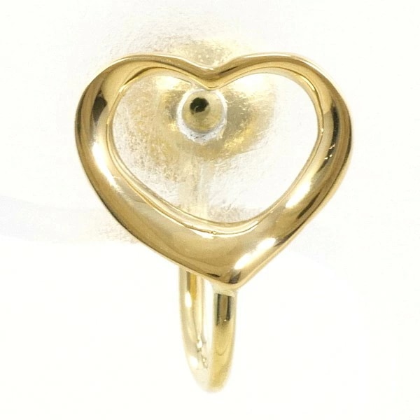 ティファニー オープンハート 18K YG イヤリング(片耳) 総重量約1.3g ジュエリー 中古