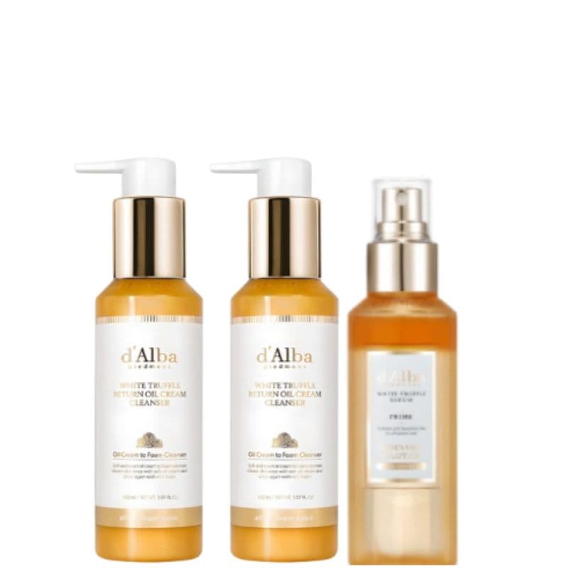 ホワイトトリュフ リターン オイルクリーム クレンザー 150ml×2 ＋ ホワイトトリュフ プライム インテンシブ セラム 100ml セット