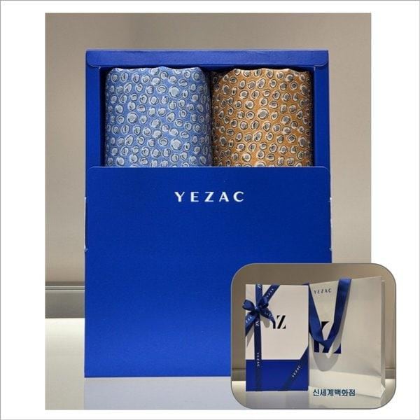 [ハンカチ] 綿100%プリントハンカチ2枚セットYJEXFA065BR YJEXFA065BL