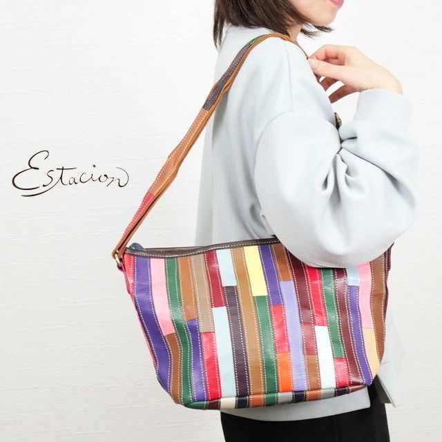 エスタシオン レディース バッグ 本革マルチ2Wayショルダーバッグ 斜めがけ バック 肩掛け ハンドバッグ BAG カバン FLY78 マルチ 鞄