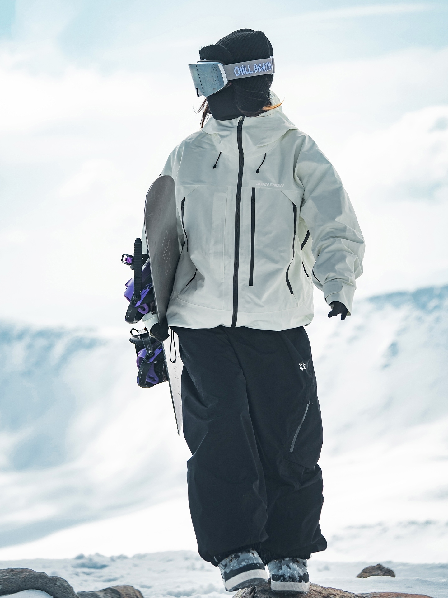 スノボウェア 9色 2025 2026 耐水圧20000mm 上下セット ジャケット パンツ 3L おしゃれ 韓国風 メンズ レディース スノーボードウェア スノーウェア スキーウェア 白青紫緑黒