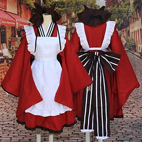 繰繰れ! コックリさん風 コスプレ衣装 和風 猫娘（ねこむすめ）変身 玉ちゃん 着物