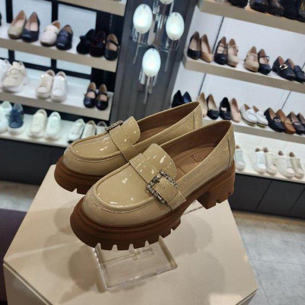 HC10 女性アイボリーチャンキーシューズ6cm LCWD74U61339 (45385745)