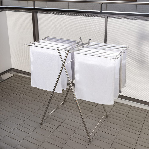 タオルハンガー 20枚干し ステンレスタオル干し ステンレス タオル ハンガー 物干し セキスイ タオル干し 室内物干し 折り畳み 室内用物干し スタンド 室内 屋外 コンパクト 浴室乾燥