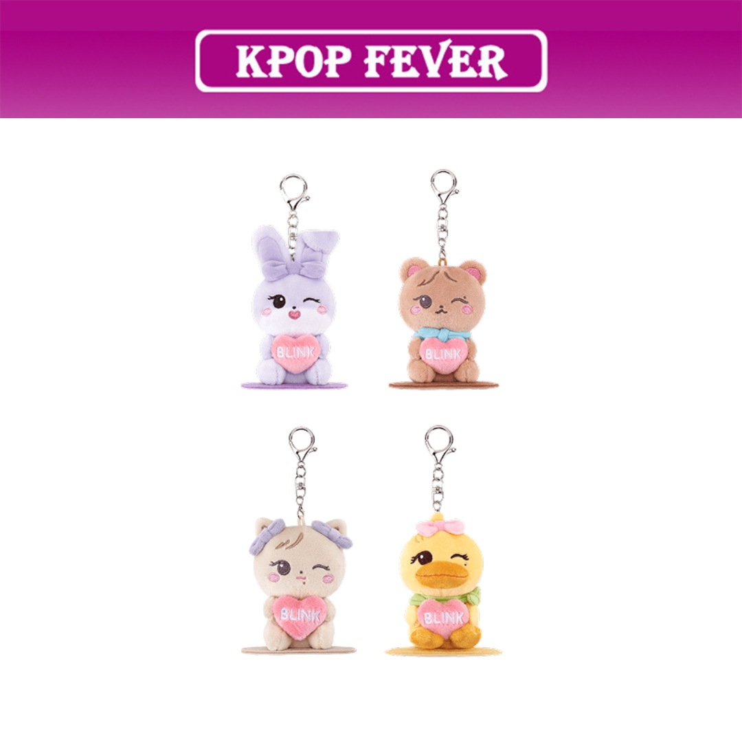 BLACKPINK DEADLINE OFFICIAL MD (COLLECTION PART.3) / CHARACTER MAGNETIC PLUSH KEYRING