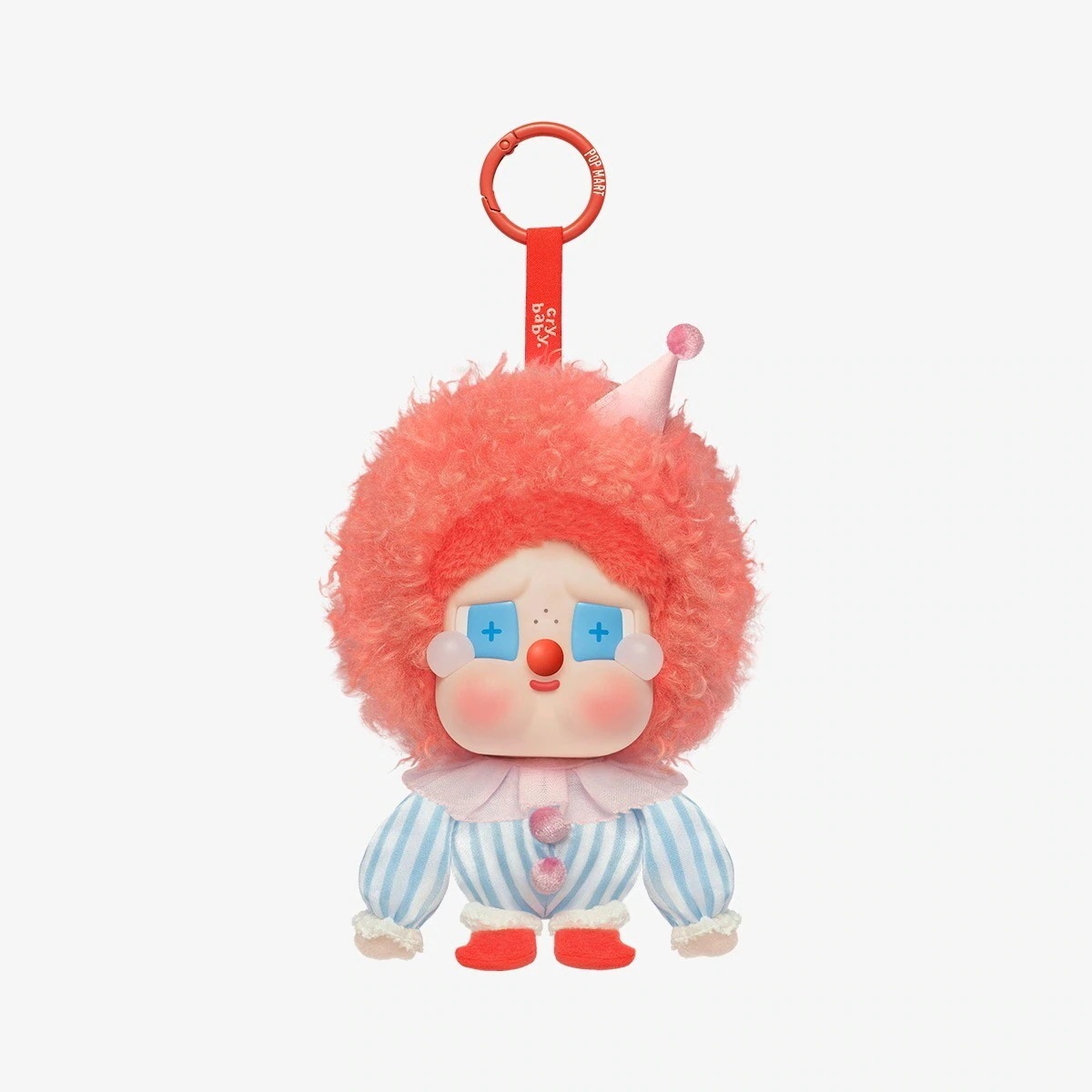 公式正規品POP MART WHY SO SERIOUS シリーズ CRYBABY ぬいぐるみペンダント ぬいぐるみキーチェーン ブラインドボックス ガチャポン サプライズギフト