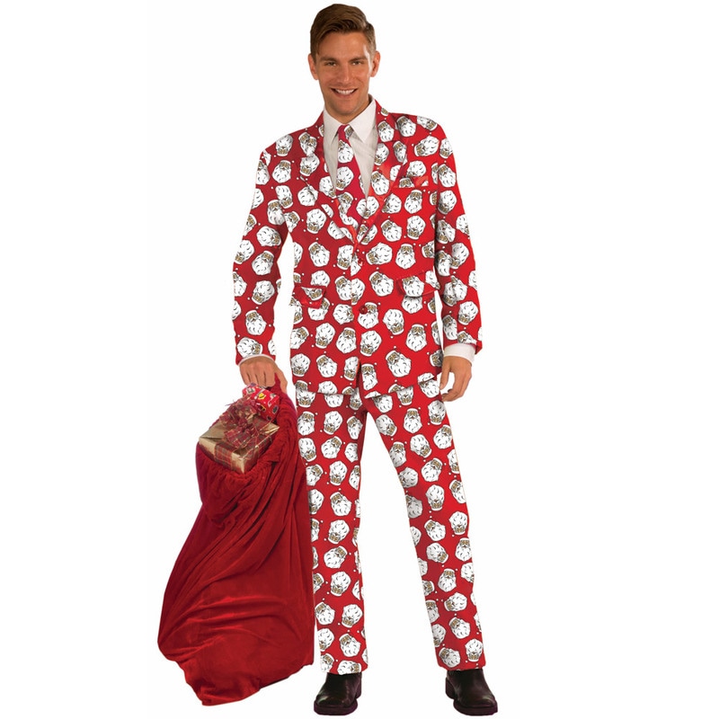 サンタスーツ 大人用 STD 【 コスプレ 衣装 サンタ 仮装 男性用 メンズ クリスマス コスチューム 】