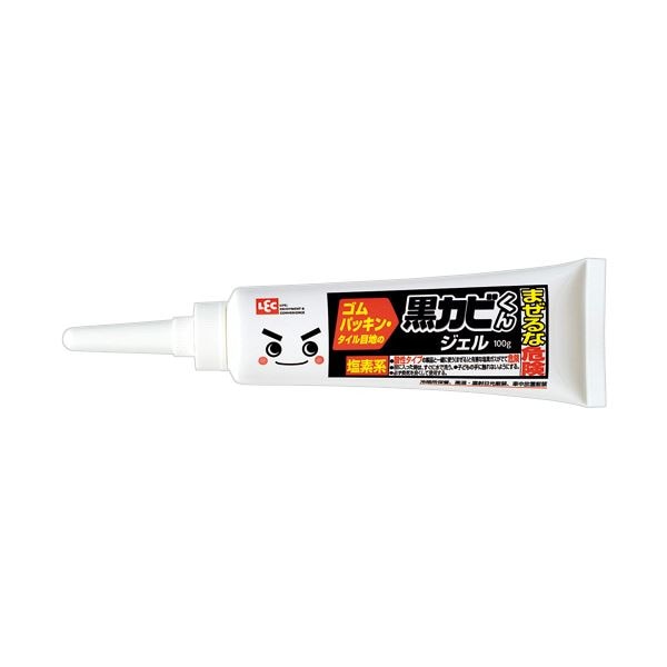（まとめ）レック 激落ち 黒カビくんカビ取りジェル 100g C00091 1個[x5セット]