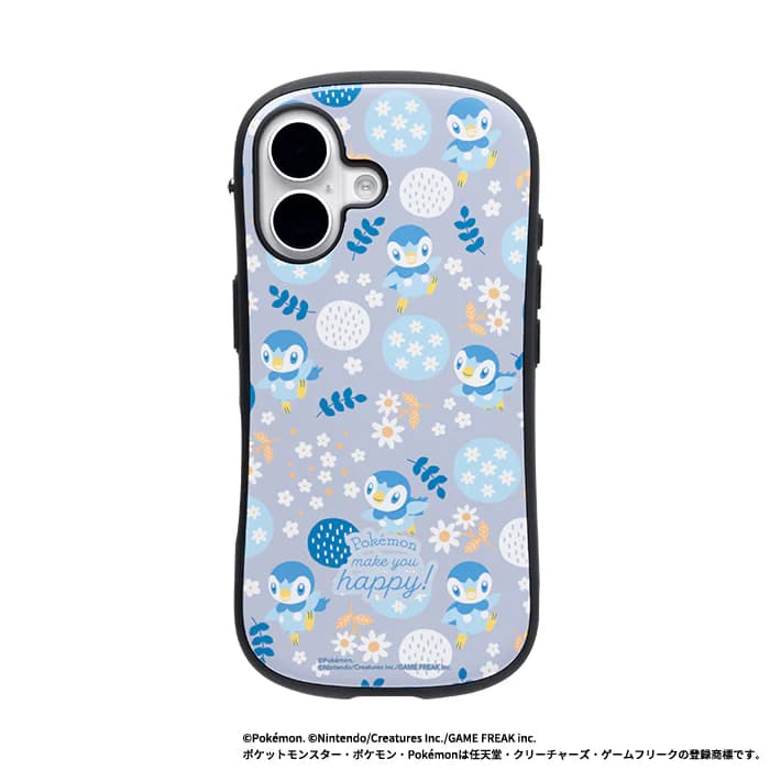 Hamee 41-985465 iPhone16用 ハイブリッドMagSynqケース iFace First Class Standard ポケモン 北欧（ポッチャマ） 41985465