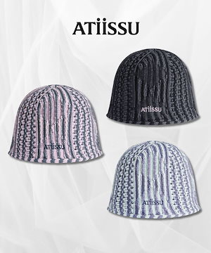Qoo10 ATiissu HOLI BUCKET HAT ロゴ ハ